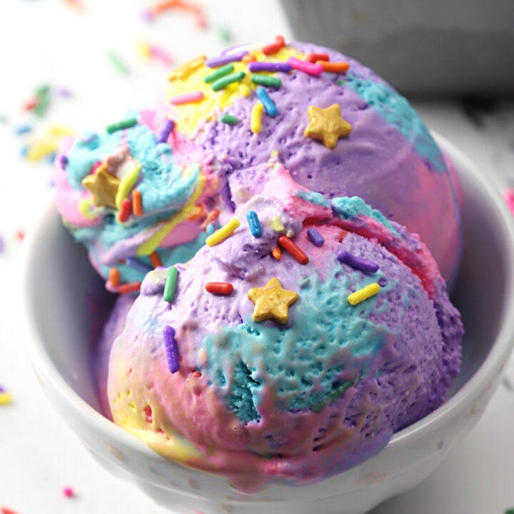 Unicorn Ice Cream - The Toasty Kitchen