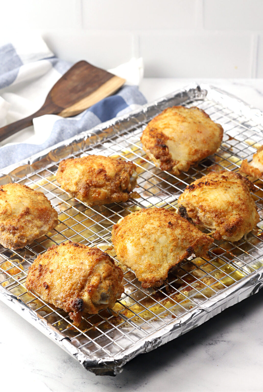 Crispy Baked Chicken Thighs The Toasty Kitchen