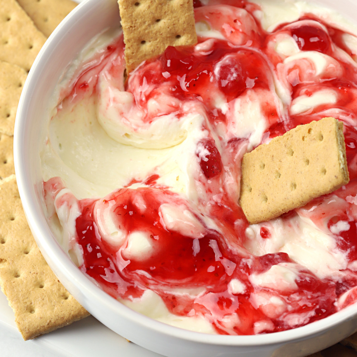 Strawberry Cheesecake Dip [thetoastykitchen.com]