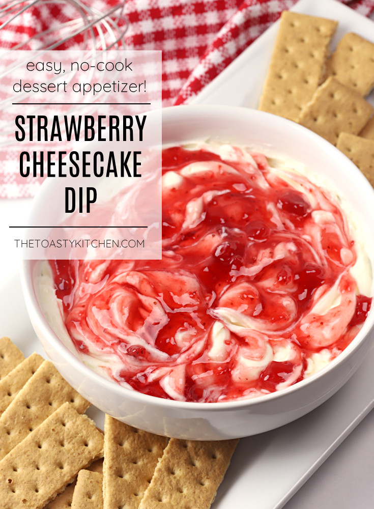 Strawberry cheesecake dip recipe.