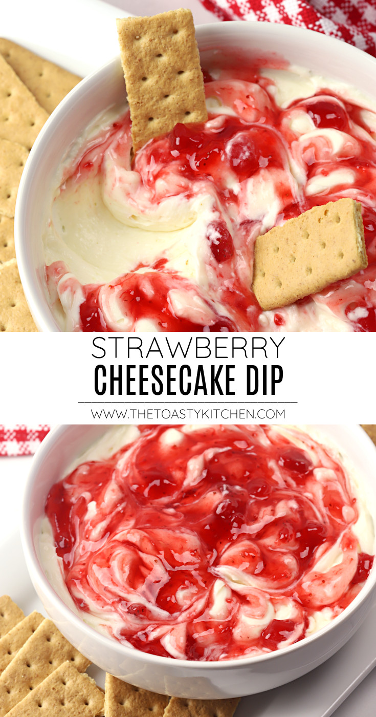 Strawberry cheesecake dip recipe.