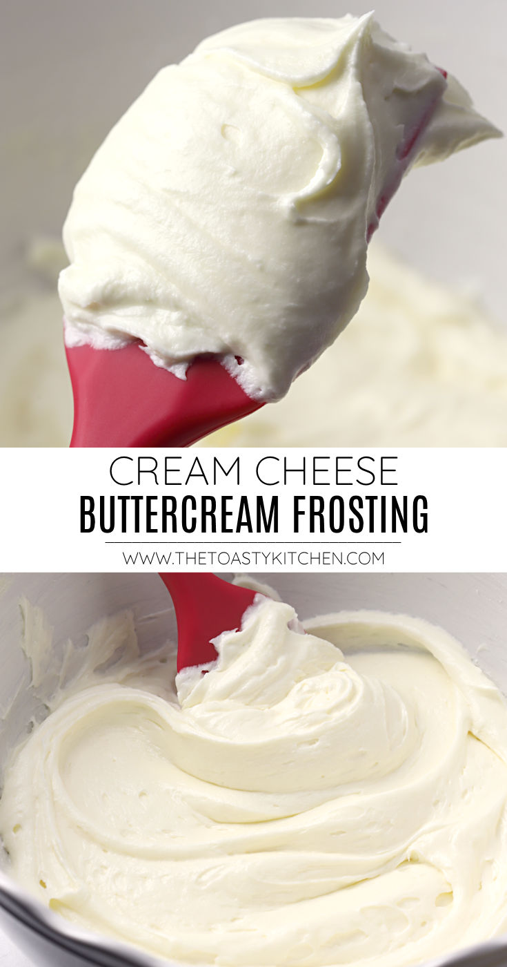 Cream cheese buttercream frosting recipe.