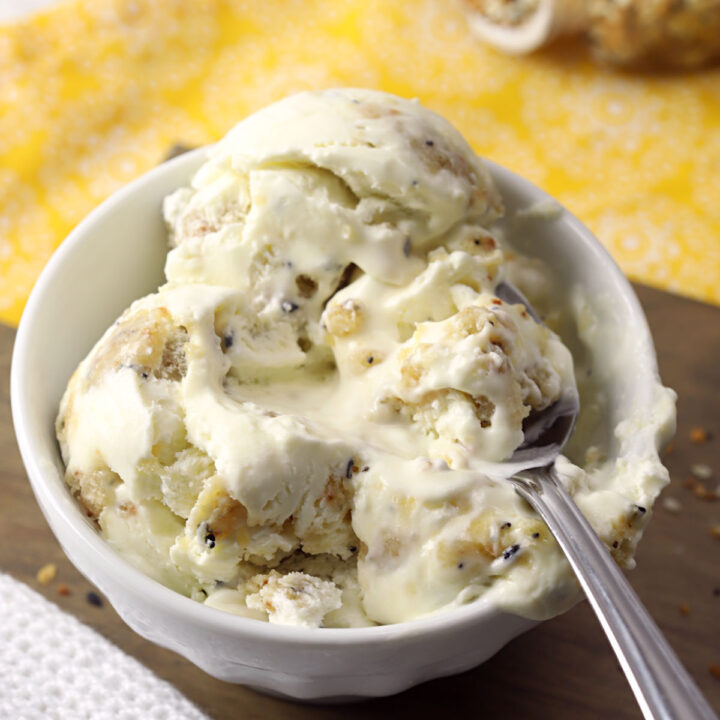 Everything Bagel Ice Cream The Toasty Kitchen