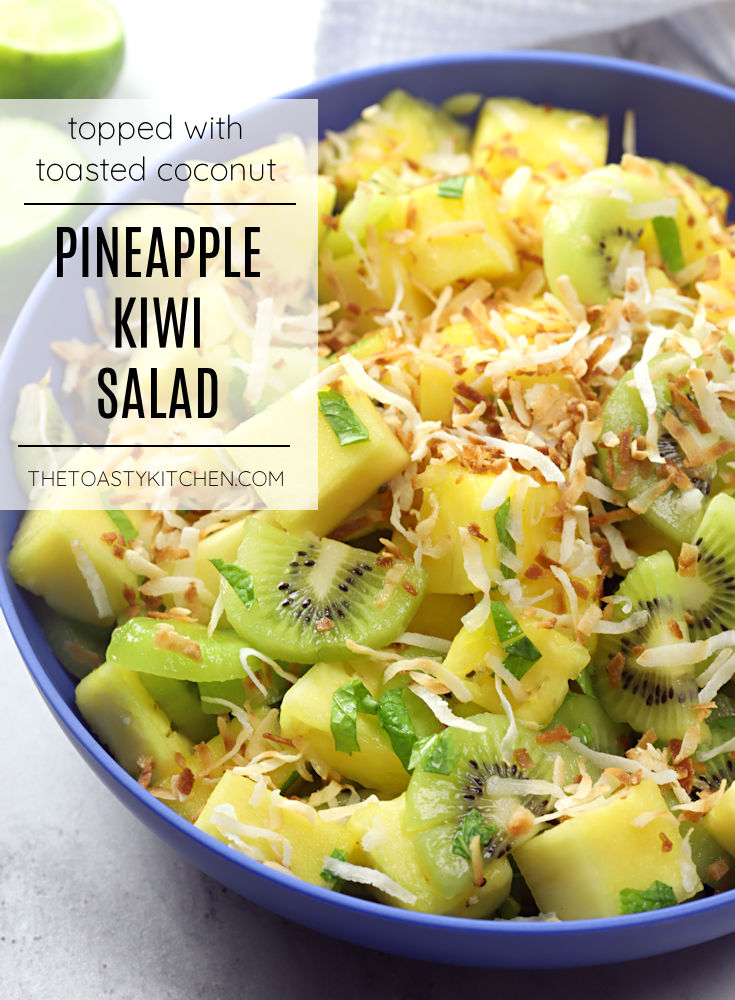 Pineapple kiwi salad recipe.