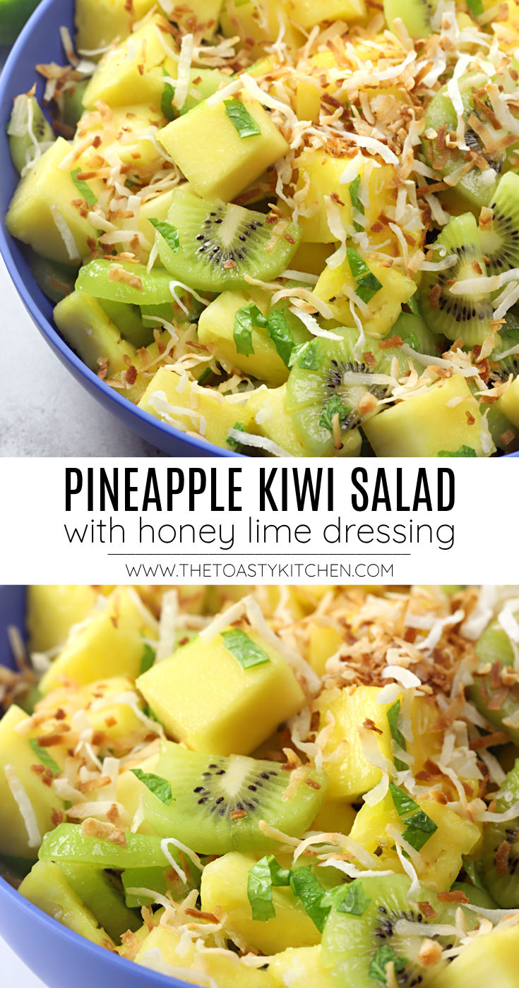 Pineapple kiwi salad recipe.