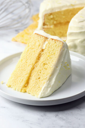 Lemon Sheet Cake - The Toasty Kitchen