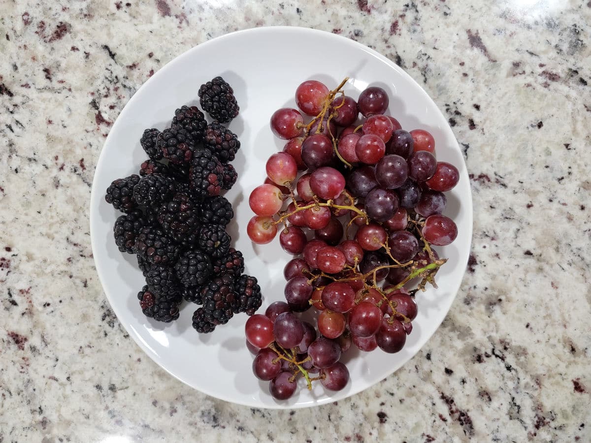 Ingredients on a counter top.