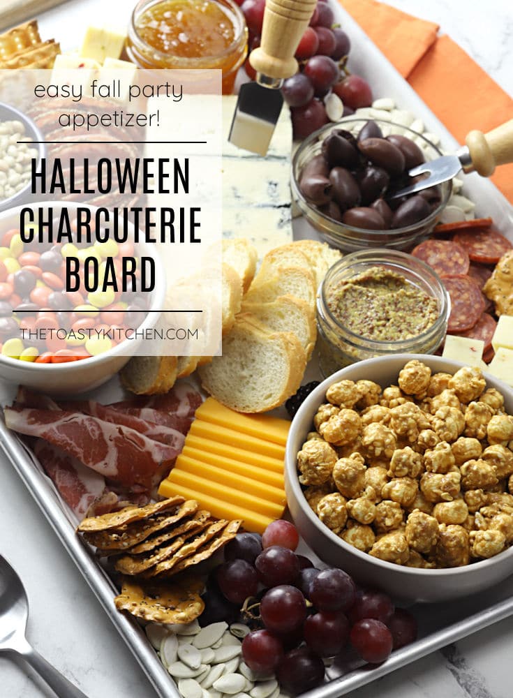 Halloween charcuterie board recipe.