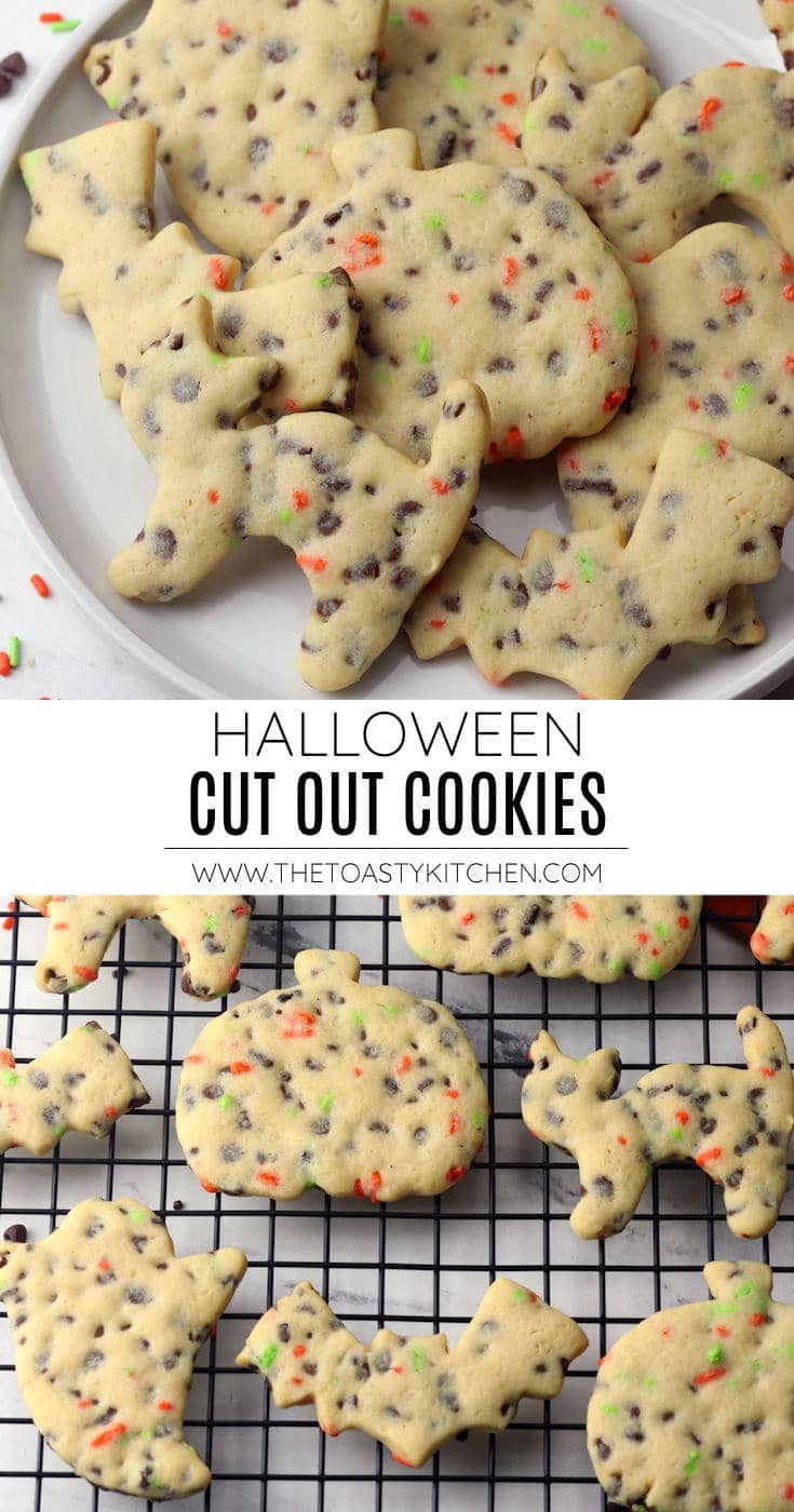 Halloween cut out cookies recipe.