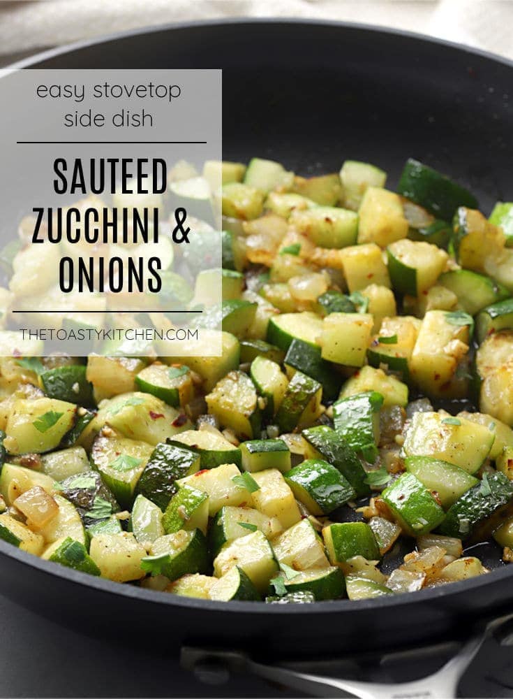 Sautéed zucchini and onions recipe.