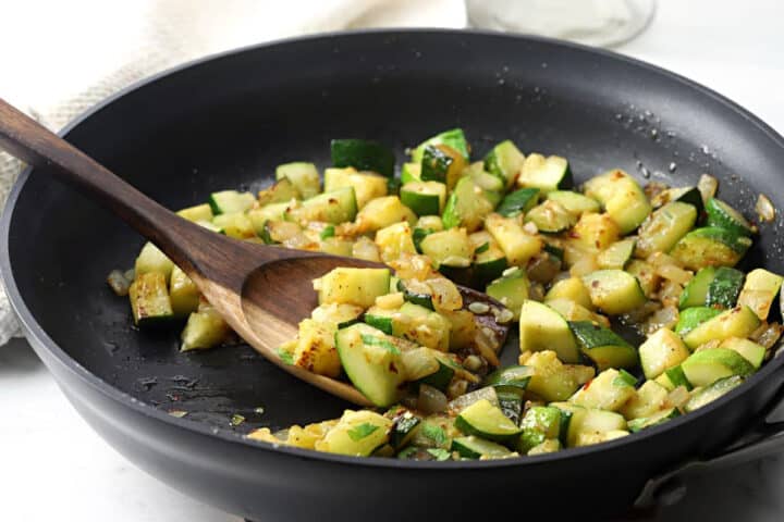 Sautéed Zucchini and Onions - The Toasty Kitchen