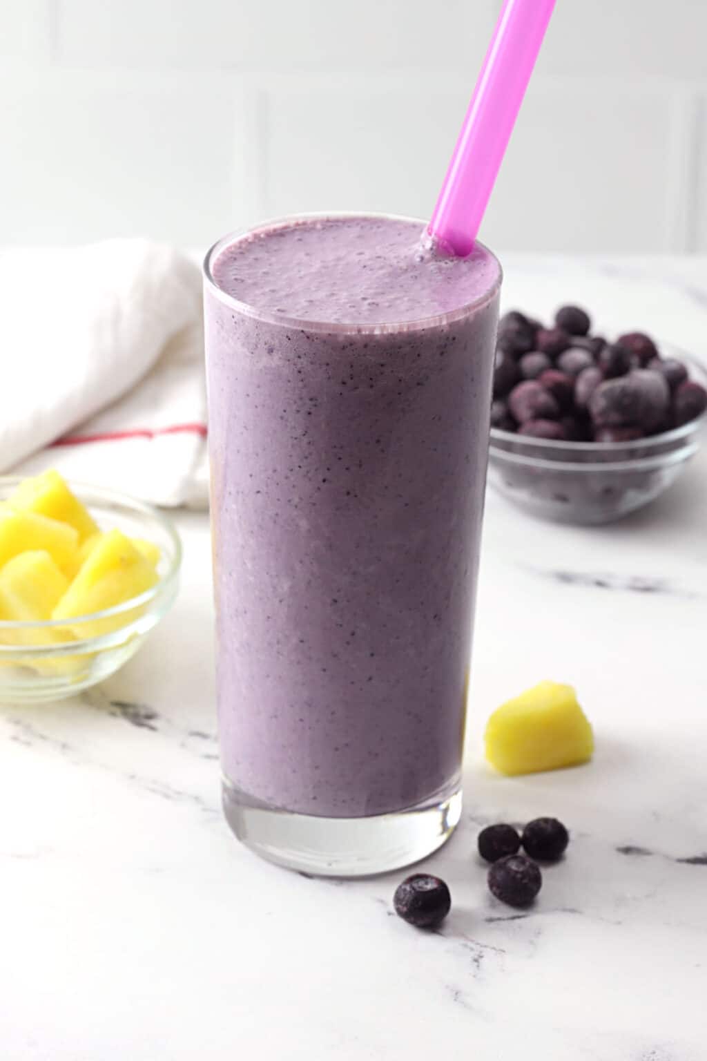 Blueberry Pineapple Smoothie The Toasty Kitchen