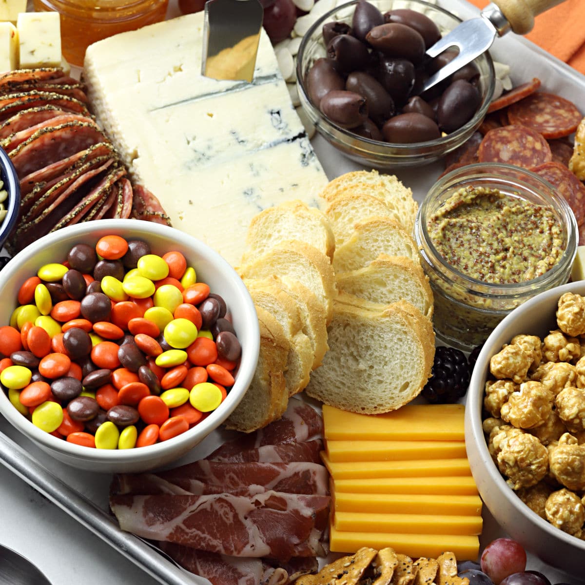 Easy and Delicious Halloween Charcuterie Board
