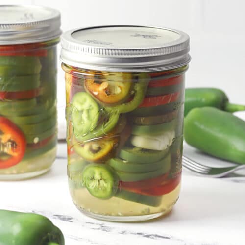 Refrigerator Pickled Jalapeños - The Toasty Kitchen