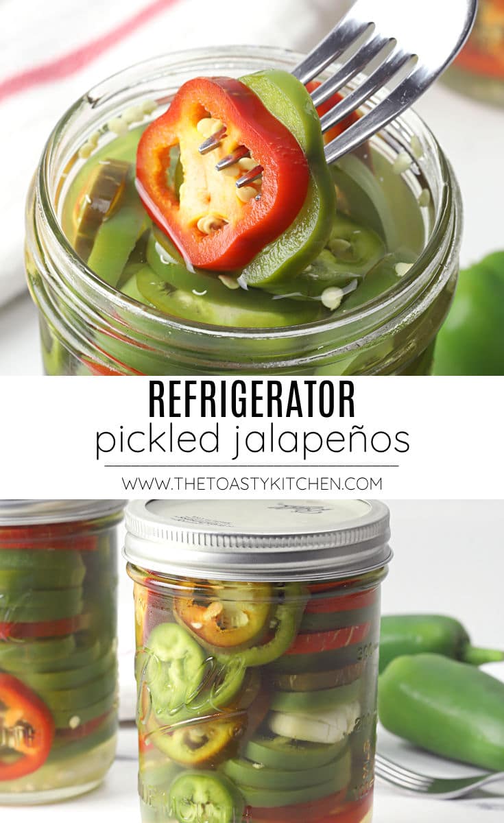 Refrigerator pickled jalapeños recipe.