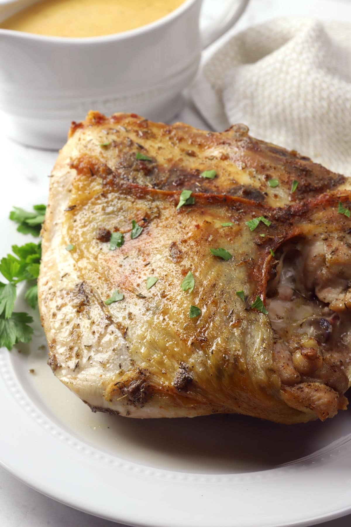Oven Roasted Turkey Breast - The Toasty Kitchen