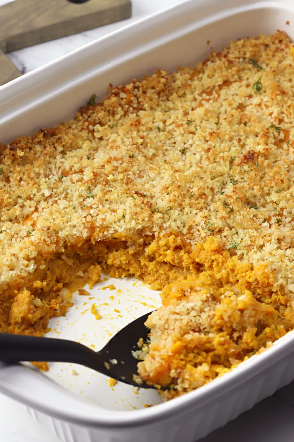 Savory Sweet Potato Casserole - The Toasty Kitchen