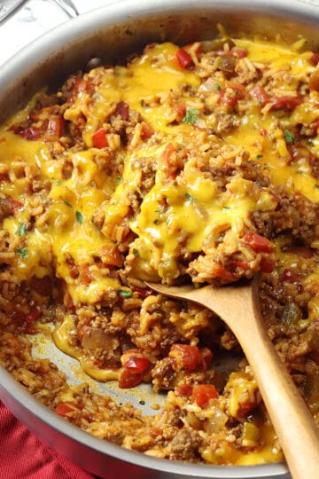 Unstuffed Peppers Skillet - The Toasty Kitchen