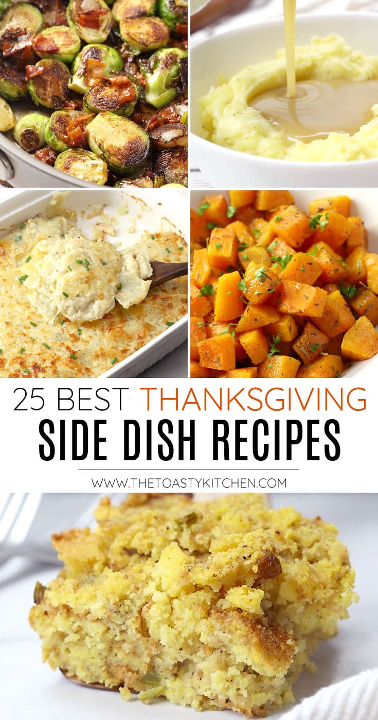 25 Best Thanksgiving side dish recipes.
