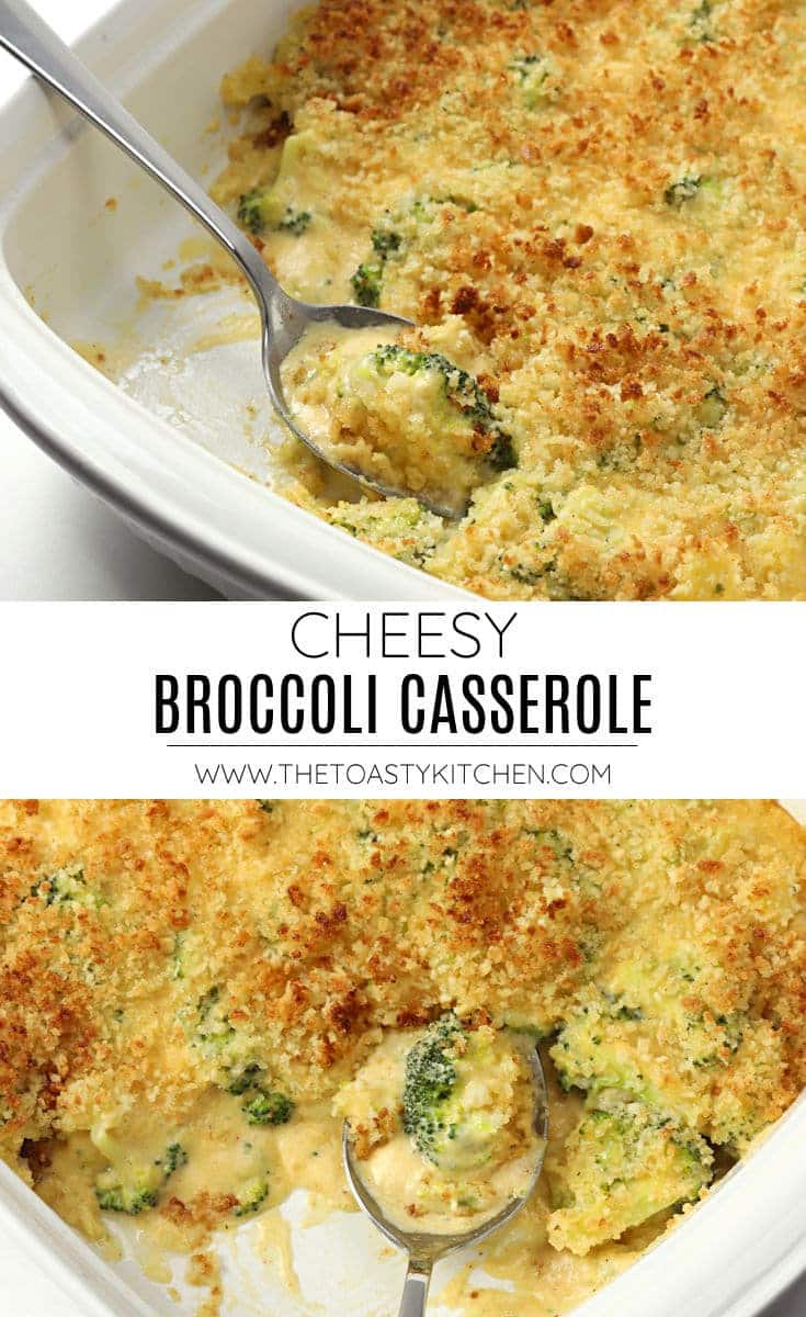 Cheesy broccoli casserole recipe.