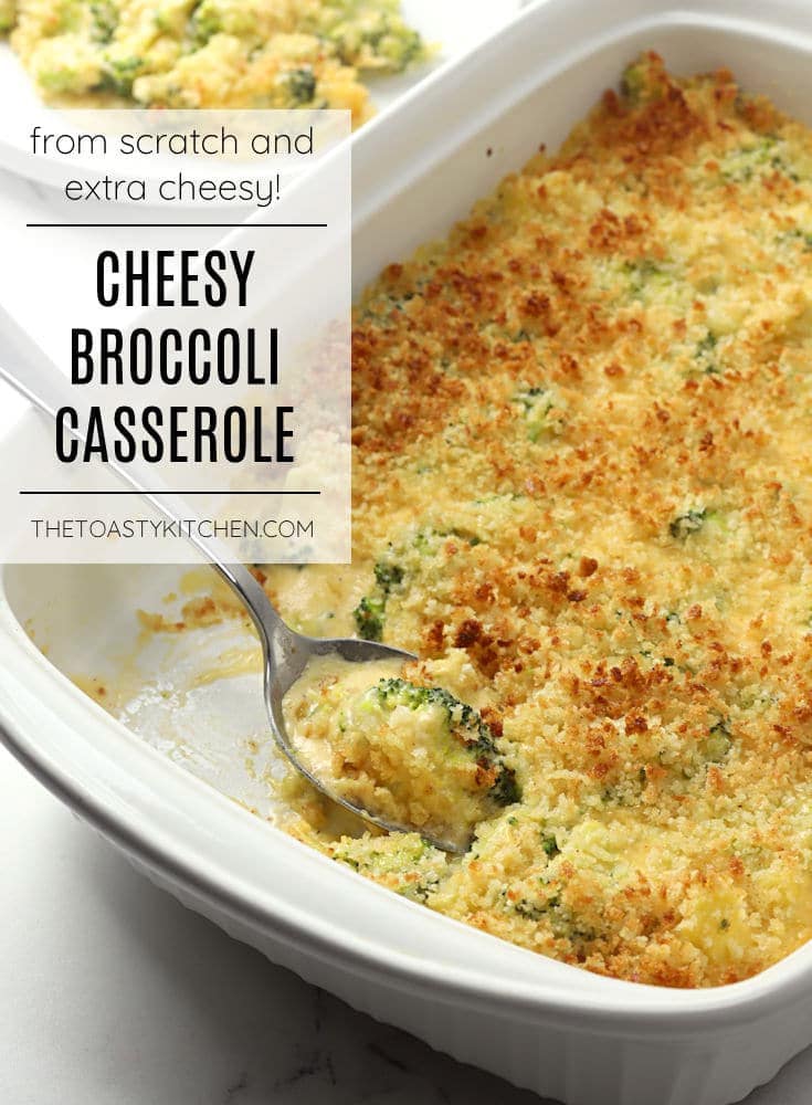 Cheesy broccoli casserole recipe.