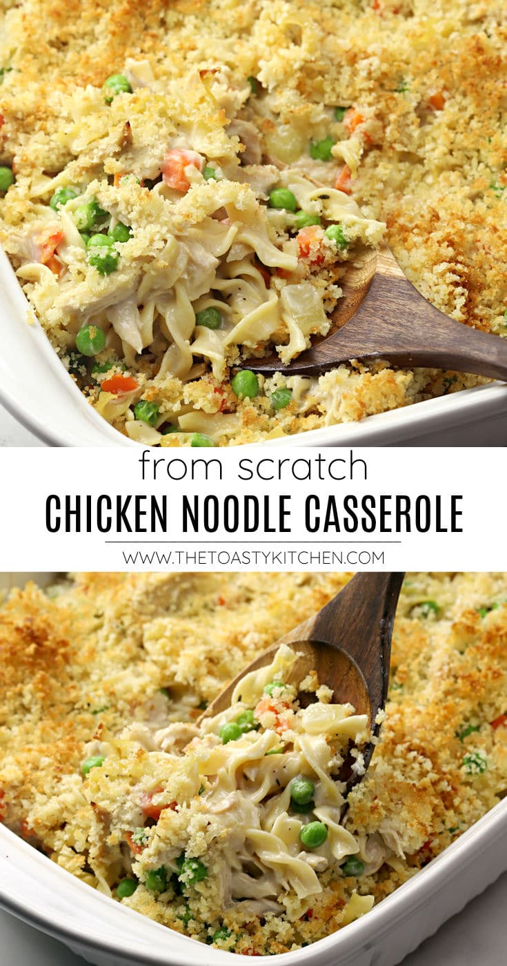 Chicken noodle casserole recipe.