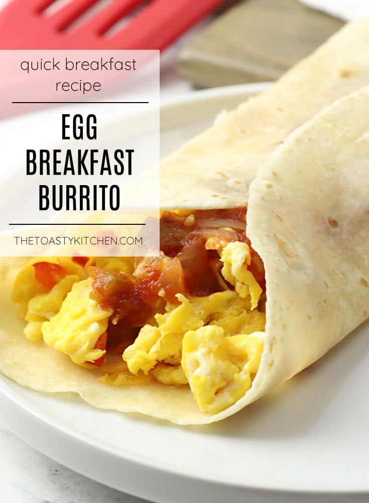 Egg breakfast burrito recipe.