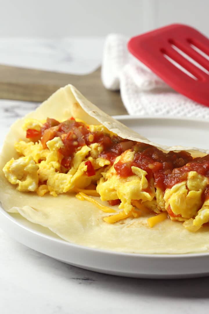 Easy Egg Breakfast Burrito