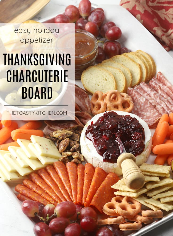 Thanksgiving charcuterie board recipe.