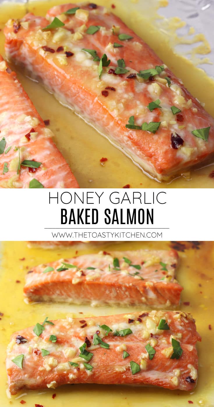 Honey garlic baked salmon recipe.