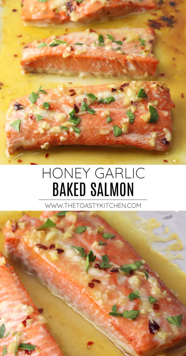 Honey garlic baked salmon recipe.