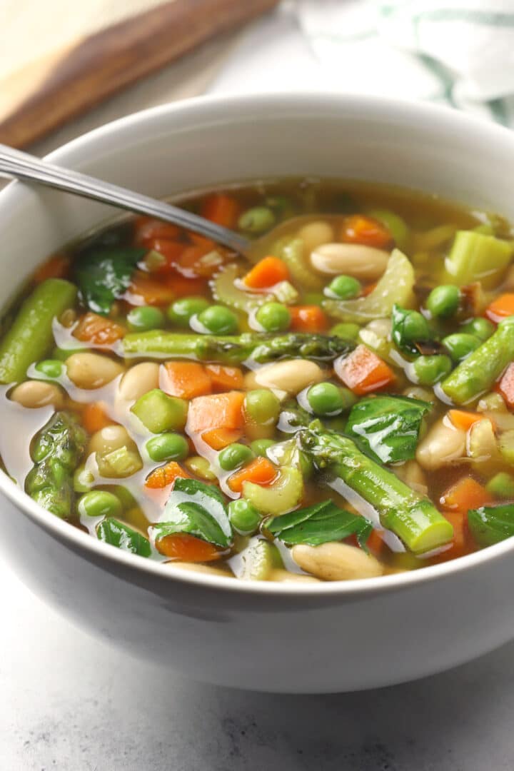 Spring Vegetable Soup - The Toasty Kitchen