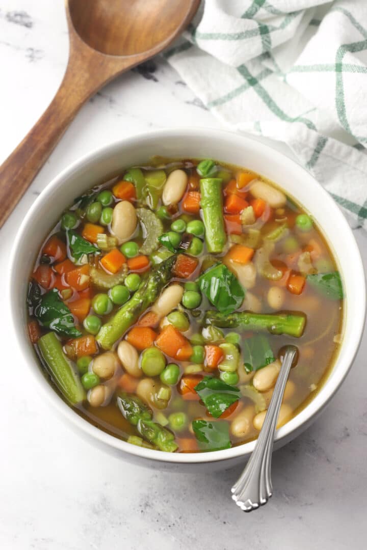 Spring Vegetable Soup - The Toasty Kitchen