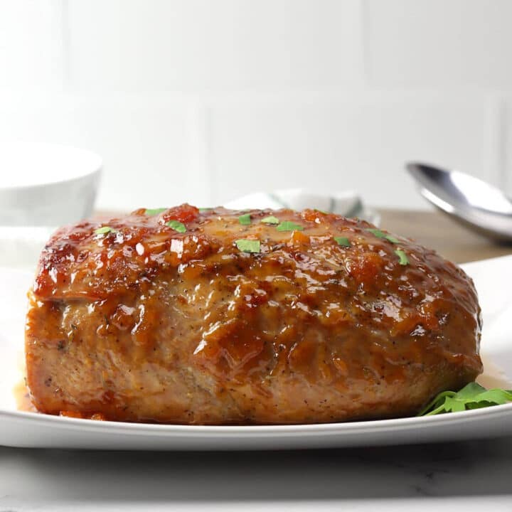 Oven Roasted Pork Loin with Apricot Glaze - The Toasty Kitchen