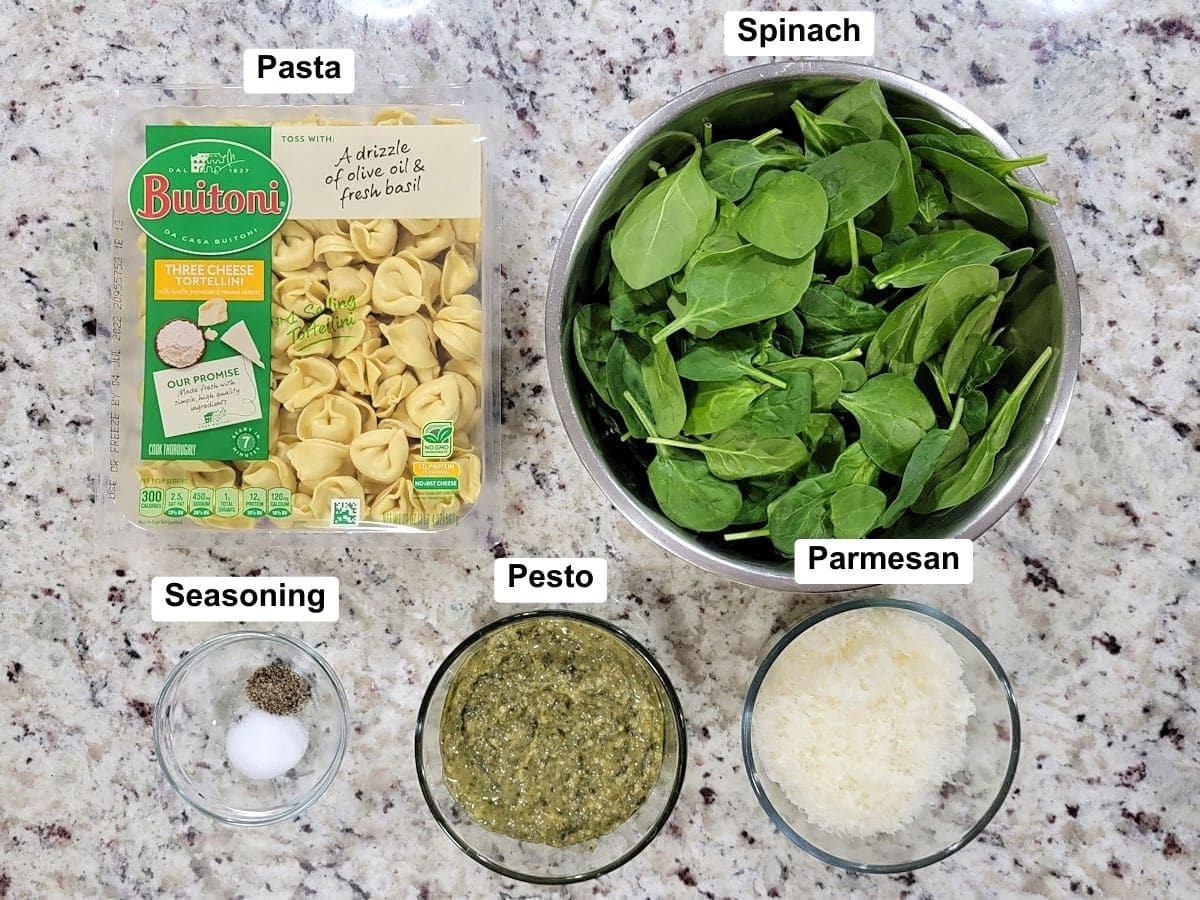Ingredients on a counter top.