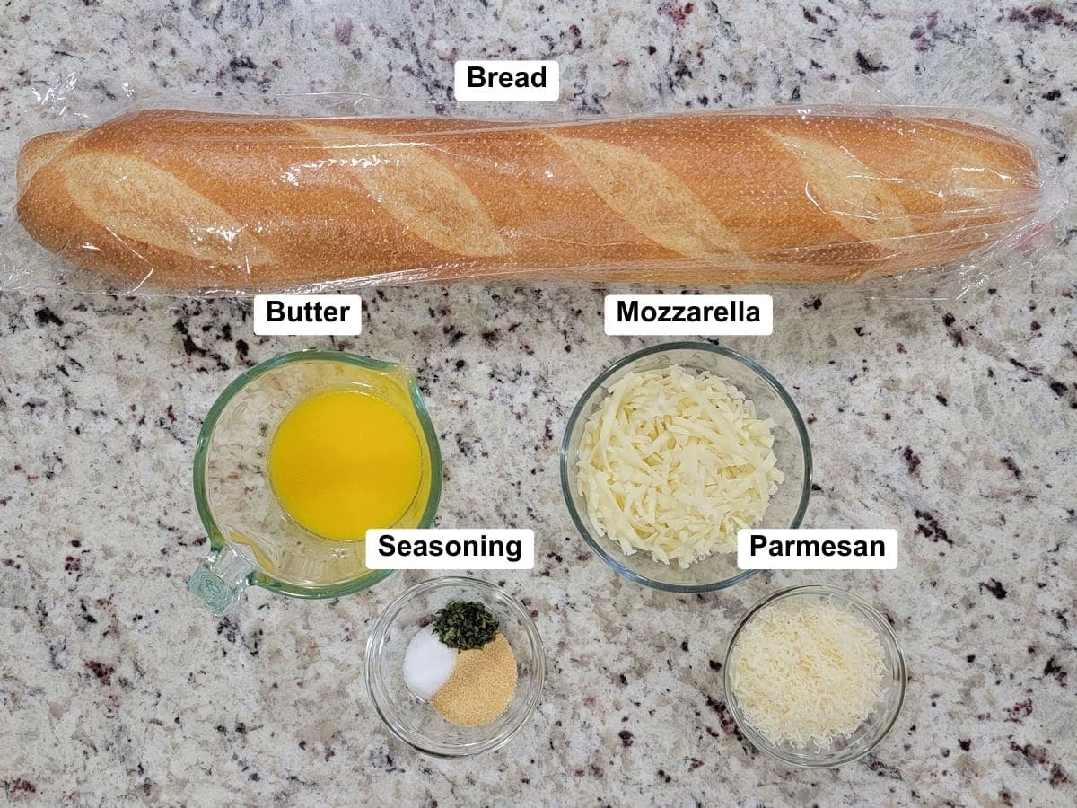 Ingredients on a counter top.