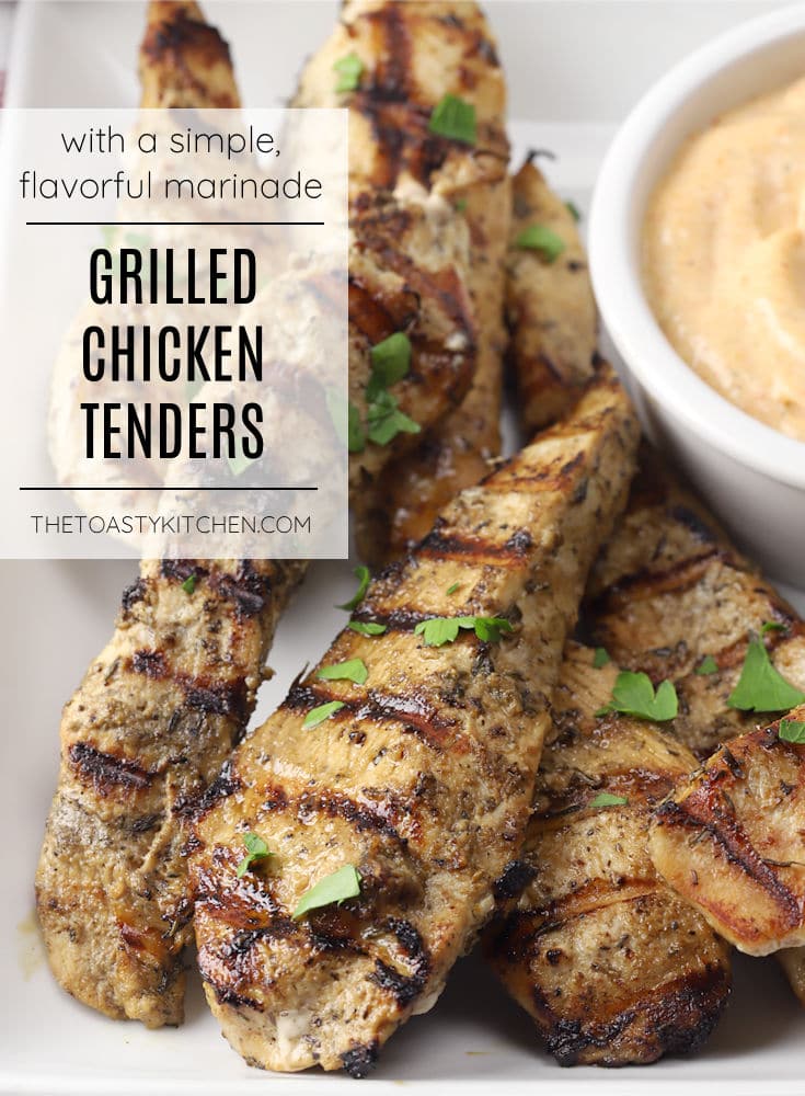 Grilled chicken tenders recipe.