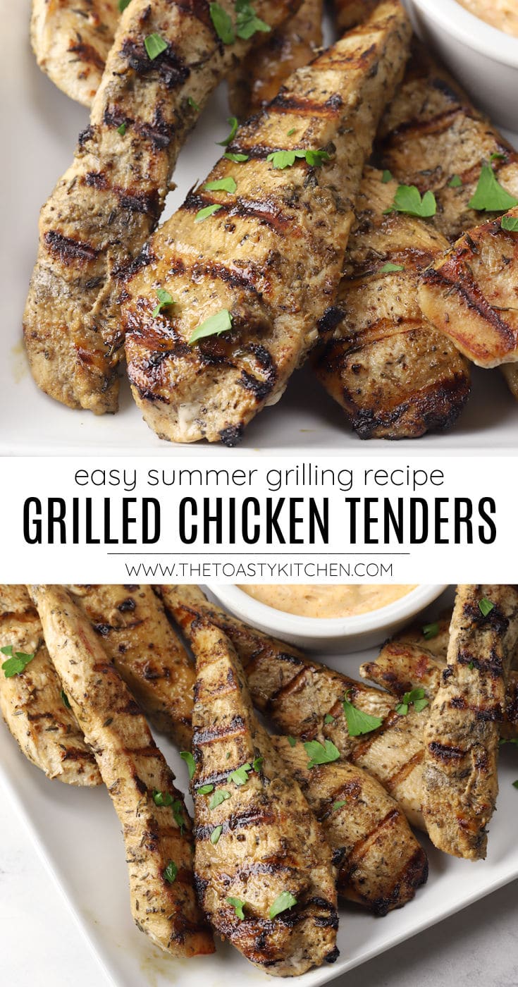 Grilled chicken tenders recipe.