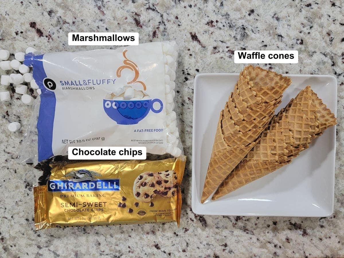 Ingredients on a counter top.