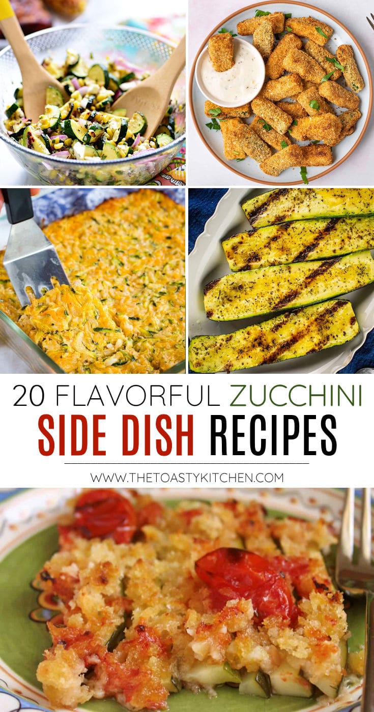 20 zucchini side dish recipes roundup.