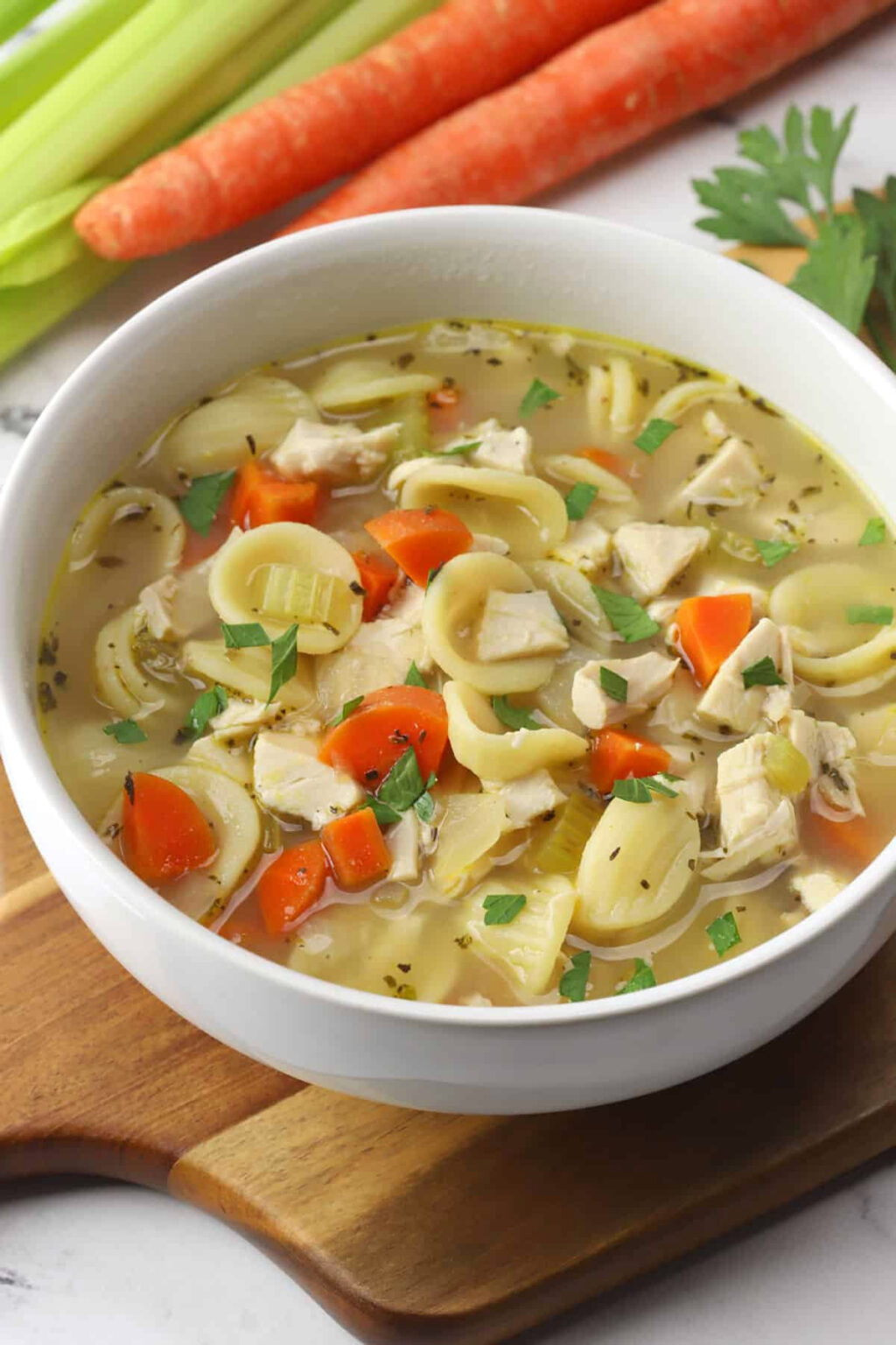 Rotisserie Chicken Noodle Soup - The Toasty Kitchen