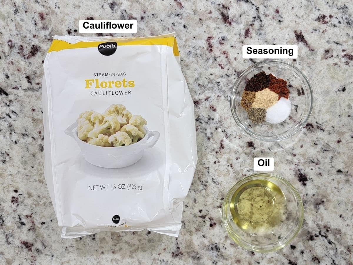 Ingredients on a counter top.