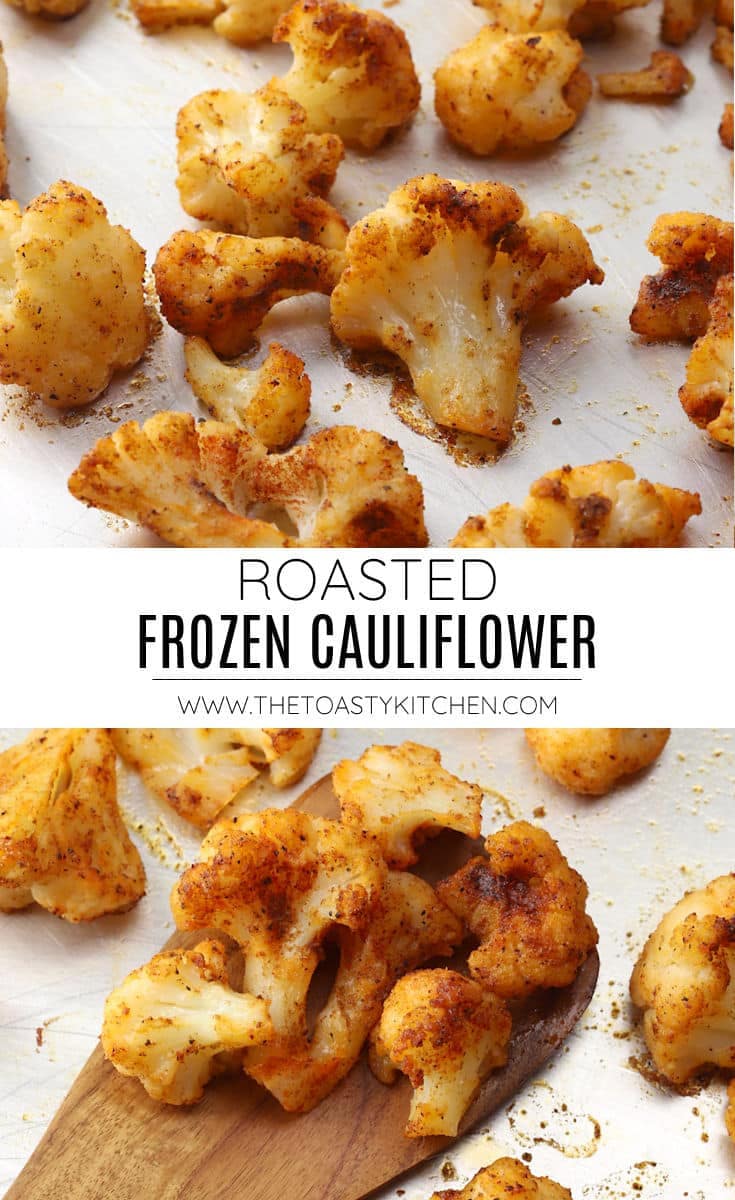 Roasted frozen cauliflower recipe.