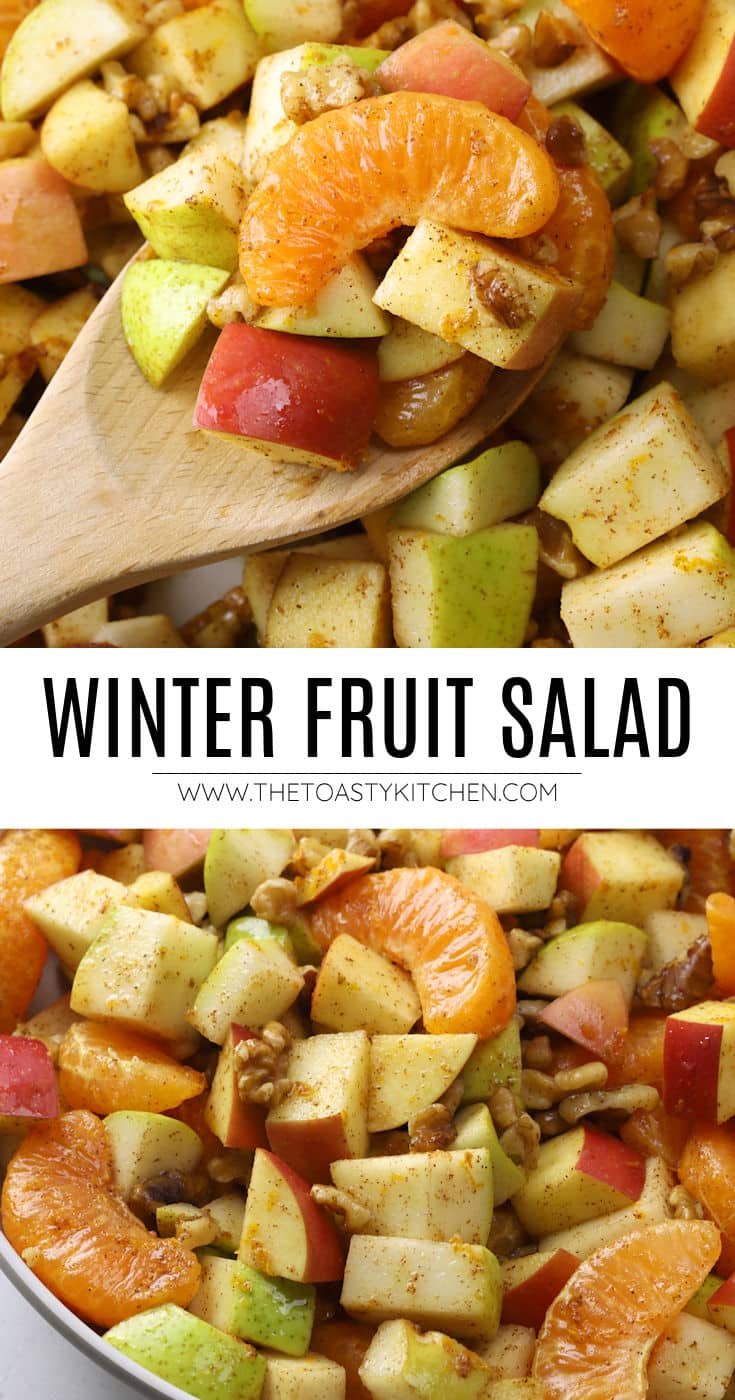 Winter fruit salad recipe.
