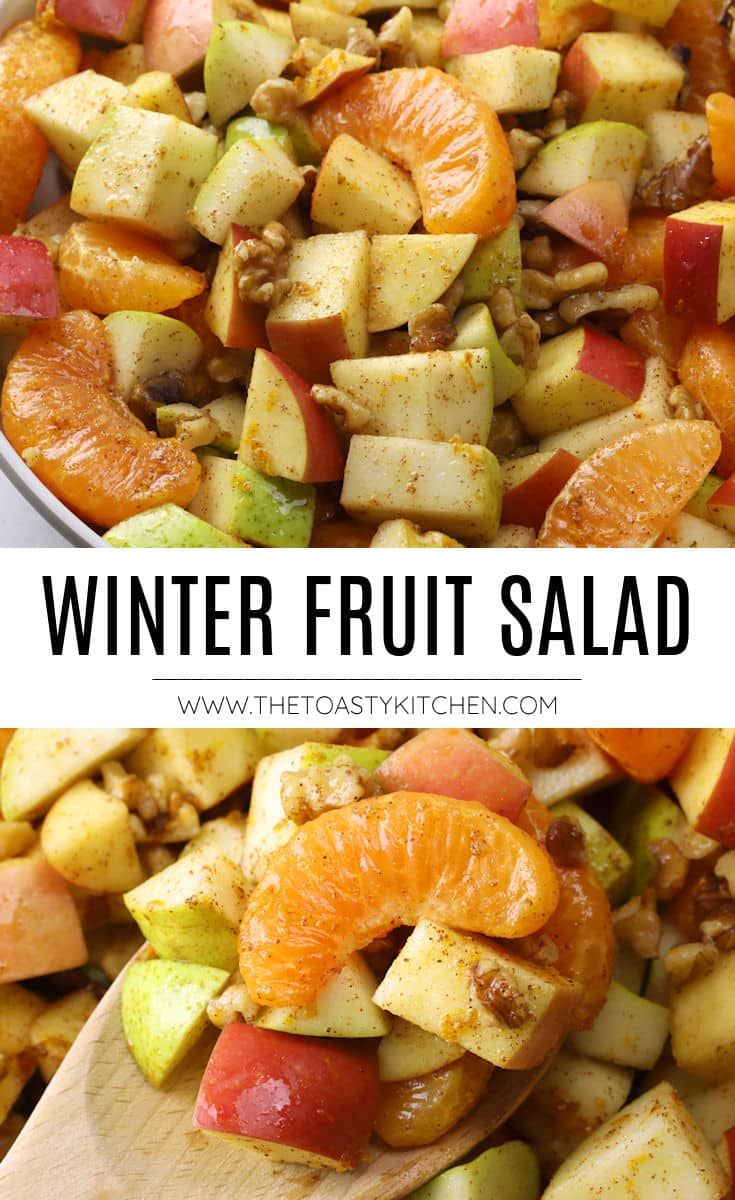 Winter fruit salad recipe.