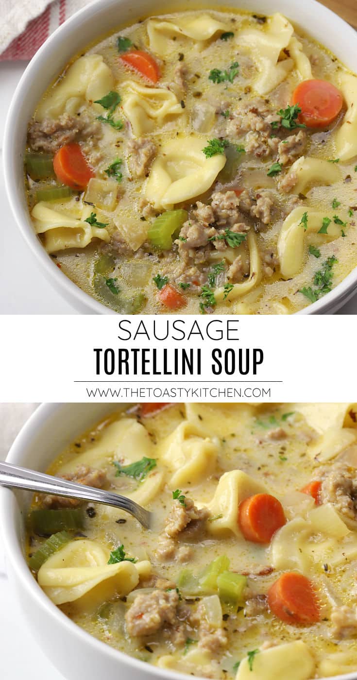 Sausage tortellini soup recipe.