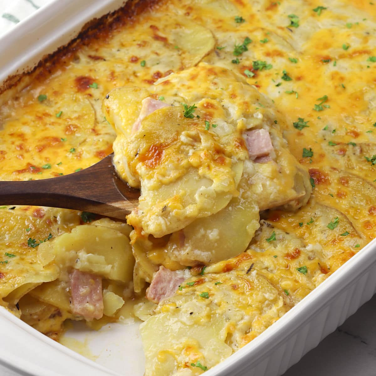 Leftover Ham -n- Potato Casserole Recipe