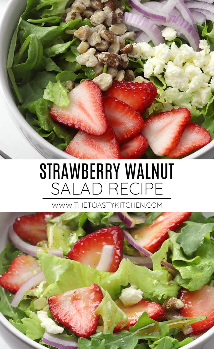 Strawberry Walnut Salad - The Toasty Kitchen