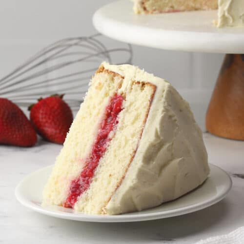 Strawberry Sheet Cake - The Toasty Kitchen