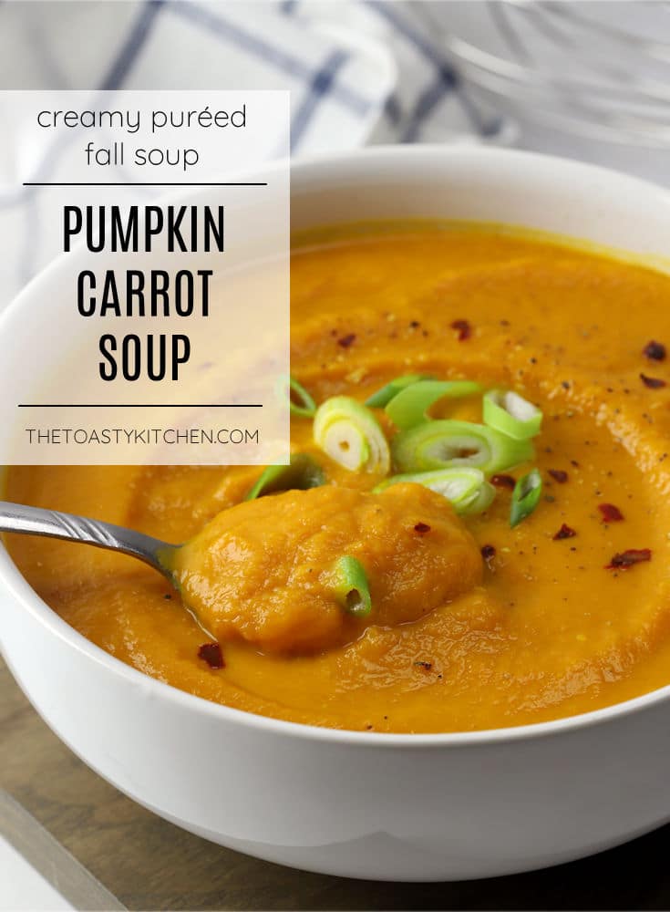Spicy Pumpkin Carrot Soup - The clever meal